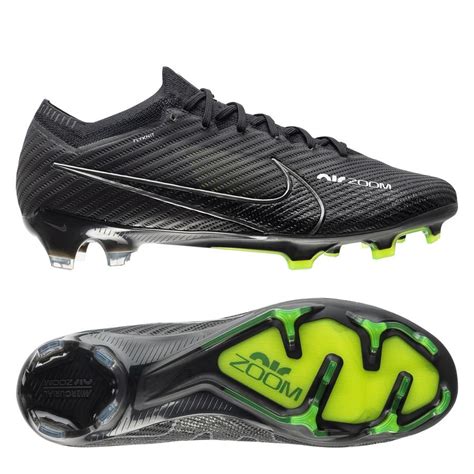 nike air zoom mercurial vapor 15 elite fg - zwart/grijs/wit/neon|zoom mercurial vapor boots.